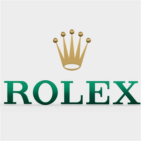 STL file rolex logo ⌚ (OBJ)・3D printable design to download 